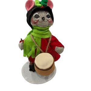 Annalee Red and Green Drummer Boy 6 inch 2015 Christmas Collection